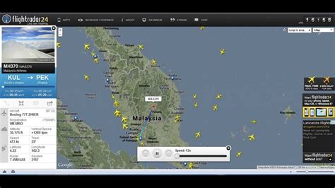 malaysia airlines flight tracker